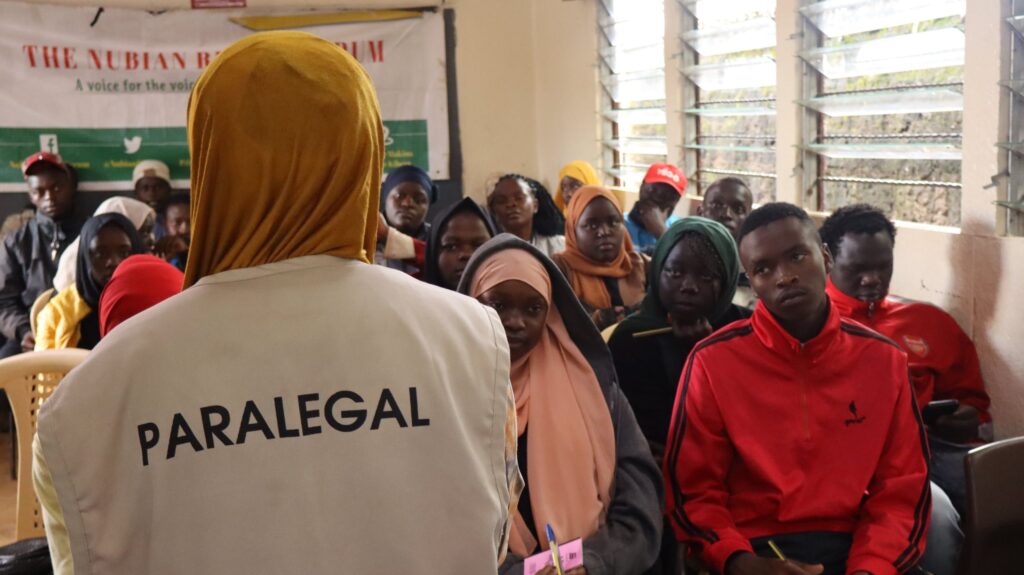 Professional website for the Nubian Rights Forum, a human rights organization, designed by Venant & Co in Kenya.